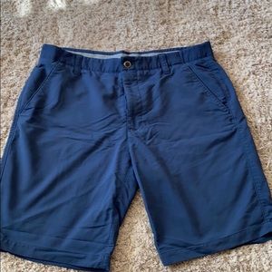 Navy Under Armour Golf Shorts